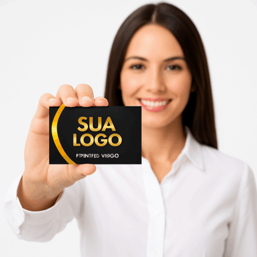 Cartão de Visita em Couché Fosco com Laminação Fosca e Verniz Localizado - 1.000 UNIDADES - Imagem 2